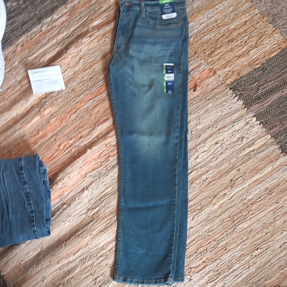 George Blue Slim Straight Jeans